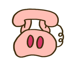 Nose of the pig sticker #12981058
