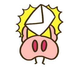 Nose of the pig sticker #12981059