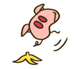 Nose of the pig sticker #12981060