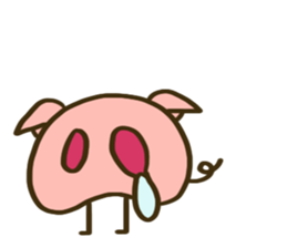 Nose of the pig sticker #12981061