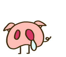 Nose of the pig sticker #12981061