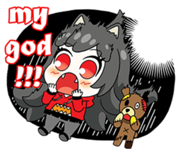 Zombie Days 3 : Cute sticker #12981125