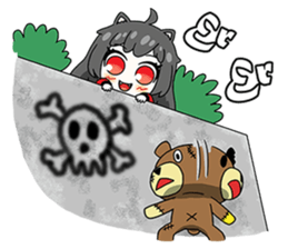 Zombie Days 3 : Cute sticker #12981129