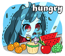 Zombie Days 3 : Cute sticker #12981131