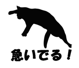 Cat shadow sticker #12981203