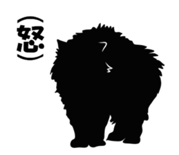 Cat shadow sticker #12981224