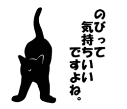 Cat shadow sticker #12981234