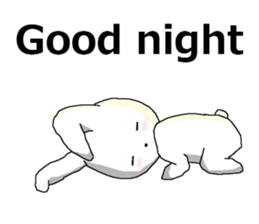 harmless rabbit(english) sticker #12982347