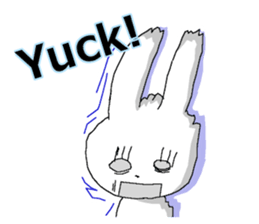 harmless rabbit(english) sticker #12982349