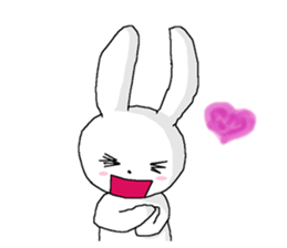 harmless rabbit(english) sticker #12982352