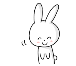harmless rabbit(english) sticker #12982354