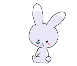 harmless rabbit(english) sticker #12982366