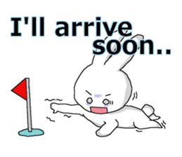 harmless rabbit(english) sticker #12982367