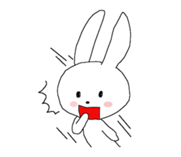 harmless rabbit(english) sticker #12982371