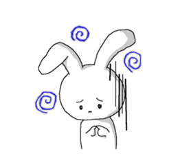 harmless rabbit(english) sticker #12982372