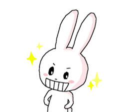 harmless rabbit(english) sticker #12982373