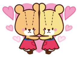 TINY TWIN BEARS Please Sticker sticker #12982721