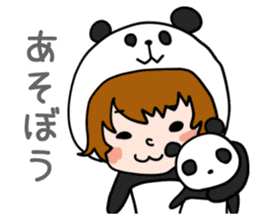 Hug a Panda sticker #12982739