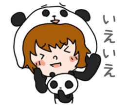 Hug a Panda sticker #12982741