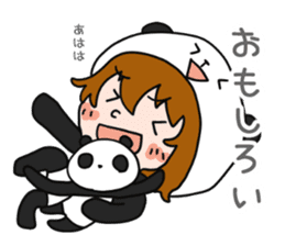 Hug a Panda sticker #12982742