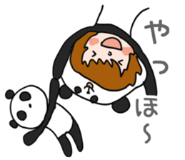 Hug a Panda sticker #12982744