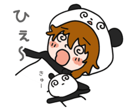 Hug a Panda sticker #12982746