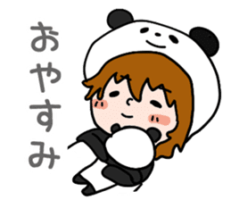 Hug a Panda sticker #12982747