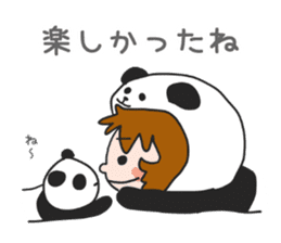 Hug a Panda sticker #12982748