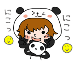 Hug a Panda sticker #12982749
