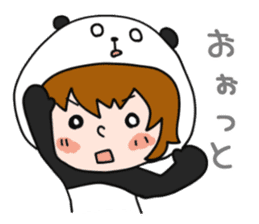 Hug a Panda sticker #12982750