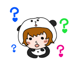 Hug a Panda sticker #12982755