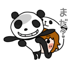 Hug a Panda sticker #12982758