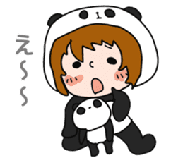 Hug a Panda sticker #12982759