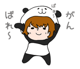 Hug a Panda sticker #12982761