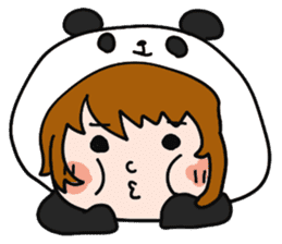 Hug a Panda sticker #12982768