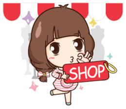 Cute little Merchant fashion shop. + sticker #12982938