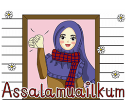 Hijab cutie (Eng) sticker #12983334