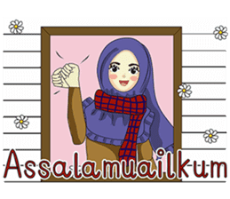Hijab cutie (Eng) sticker #12983334