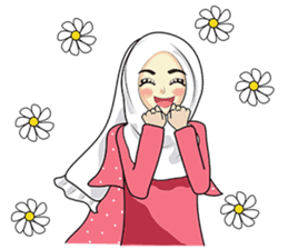 Hijab cutie (Eng) sticker #12983337