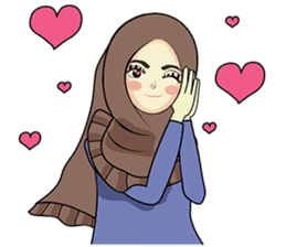 Hijab cutie (Eng) sticker #12983338