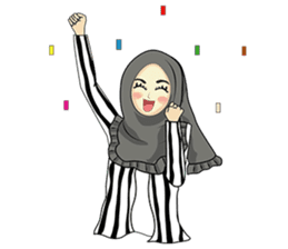 Hijab cutie (Eng) sticker #12983340
