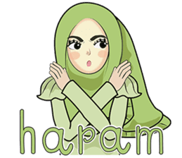 Hijab cutie (Eng) sticker #12983347