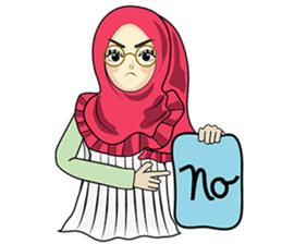 Hijab cutie (Eng) sticker #12983352