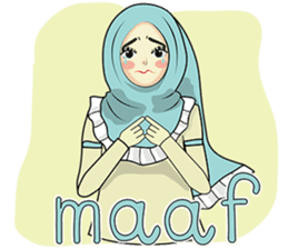 Hijab cutie (Eng) sticker #12983361