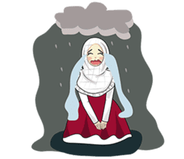 Hijab cutie (Eng) sticker #12983364