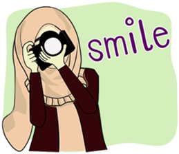 Hijab cutie (Eng) sticker #12983367