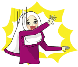 Hijab cutie (Eng) sticker #12983368