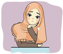 Hijab cutie (Eng) sticker #12983372