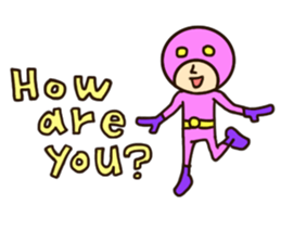 Zentai Mask 1 sticker #12984095