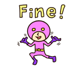 Zentai Mask 1 sticker #12984096